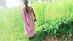 Desi Bhabhi Urineing in the Field Before Fucking