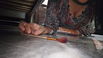 Muslim Wife Gets Stuck and Husband Can Helped