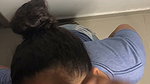 My best friend secretly gives me a blowjob and I cum on her face -amateur couple- nysdel