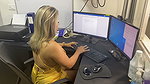 My boss spies on me at work! I masturbate until I squirt my desk!