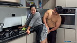 My boss takes advantage of his wife’s carelessness and fucks me very hard!