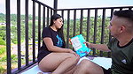 my boyfriend fucks me outdoors