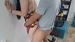 My cock gets hard when I see my horny girlfriend. Part 2. He moves very well on top of my cock