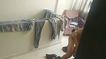 my cuckold hubby watches me fucking in the living room so i went to the bedroom and close the door to don’t let hin watch