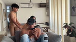 My cuckold husband doesn’t pay attention to me when I want sex and I take the opportunity to fuck his friend