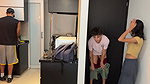 My cuckolded husband is very horny and my neighbor fucks me without him knowing