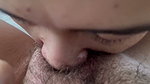 My Little Hairy Clit Is Sucked POV