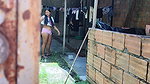 MY NEIGHBOR LEAVES THE PATIO DOOR OPEN AND I SEE HER ASS