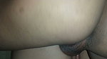 my roomie fucks me in front of my cuckold and gets really nervous while fucking my pussy