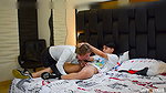 MY STEPMOM GETS MAD AT ME BECAUSE SHE CAUGHT ME MASTURBATING WITH HER PANTIES