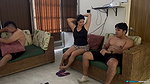 My stepmom sucks my cock in front of my family, I cum in her face!