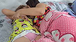 My stepsister eats little Bony’s pussy