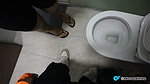 My stepsister grabs my cock while talking to her mother