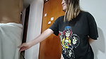 MY STEPSISTER RECEIVES ME WITH A BLOWJOB IN THE APARTMENT