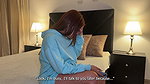My Stepsister thinks she’s Pregnant and I help her relax by Licking her Pussy to Squirt! Naty Delgado & Celeste Alba