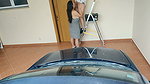 Naughty wife fucks electrician next to her husband