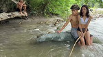 OUTDOOR SEX. I take advantage of the fact that my best friend’s wife is a whore to fuck her while we are at the lake