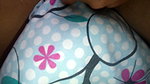 pillow humping teen Latina alone in home masturbating with her pillows