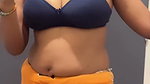 Actress Sabbita Roi open boobs in bra and pussy impression in leggings2