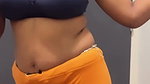 Actress Sabbita Roi open boobs in bra and pussy impression in leggings2