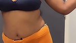 Actress Sabbita Roi open boobs in bra and pussy impression in leggings2