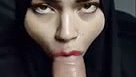 Beautiful Arab Babe Sucking Big Dick Passionately2