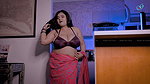 Beautiful booby megha das ghosh huge cleavage hot navel show photoshoot 22