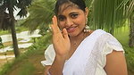 Busty bengali lady tummy na big boobs in white saree2