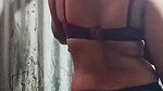 Horny young riya hot side boobs and backless show bathing 22