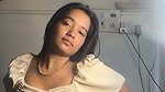 hot sexy curvy girl wth eblly chain in white dress 22