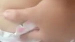 Big ass blonde filled with milk
