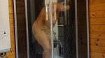 COMPLETE 4K MOVIE SHOWER IN A EUROPEAN LOG CABIN WITH ADAMANDEVE AND LUPO