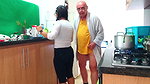 COOKING SAUSAGE AND FILE MIGNON WITH ADAMANDEVE AND LUPO