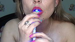 Deepthroat to a Colored Electric Tape