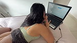 HOMEWORK IDEAL FOR FUCKING MY SISTER-IN-LAW’S PUSSY WHILE SHE WORKS ON THE COMPUTER AND SPREADS MY CUM ON THE KEYBOARD