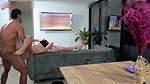 Husband cuckold watching movies while his wife fucks a big cock – Sara Blonde Duncan Saint
