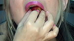 I Swallowed a Lot of Huge Strawberries!!