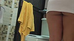 Looking at my Egyptian stepmom while she bathes, real sex
