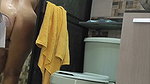 Looking at my Egyptian stepmom while she bathes, real sex