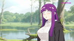 The Ancient Elf Mage Frieren And Her Apprentice Fern Got Fucked Raw By A Giant Demon Cock In The Dark Forest