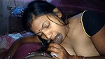 Desi Bhabhi Mouth Fisting mouth in hand