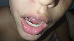wet and messy rough blowjob to my cuckold hubby before femdom fucking him in amazon position