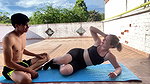 WHEN MY HUSBAND IS NOT AT HOME MY YOGA INSTRUCTOR MAKES ME A DELICIOUS PUSSY MEAL