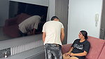 While my husband’s cuckold makes lunch Latina slut gets fucked by stranger until he cums in her pussy