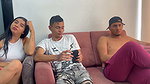 While my stepfather sleeps I take the opportunity to fuck my stepsister