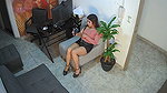 Whore answers her hotline while at a job interview – she doesn’t know she is seen by the security guard – Celeste Alba