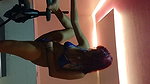 wife dancing and seducing virgin boy with a sexy micro thong and sucking his cock hard before he cums inside her