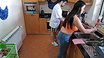 Wife fucks chef in cooking class and cums multiple times