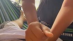 Wife Masturbates Me in Public Because She Likes to Feel the Risk of Being Caught