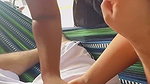 Wife Masturbates Me in Public Because She Likes to Feel the Risk of Being Caught